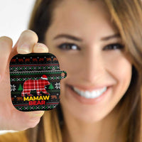 Mamaw Bear Christmas AirPods Case Xmas Holiday Patterns - Wonder Print Shop