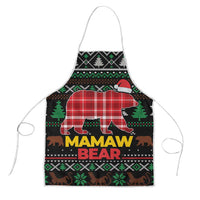 Mamaw Bear Christmas Apron Xmas Holiday Patterns - Wonder Print Shop