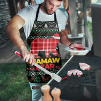 Mamaw Bear Christmas Apron Xmas Holiday Patterns - Wonder Print Shop