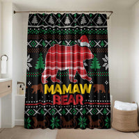 Mamaw Bear Christmas Bathroom Set Xmas Holiday Patterns - Wonder Print Shop