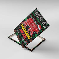 Mamaw Bear Christmas Canvas Wall Art Xmas Holiday Patterns - Wonder Print Shop