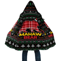 Mamaw Bear Christmas Cloak Xmas Holiday Patterns - Wonder Print Shop
