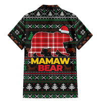 Mamaw Bear Christmas Family Matching Mermaid Dress and Hawaiian Shirt Xmas Holiday Patterns - Wonder Print Shop