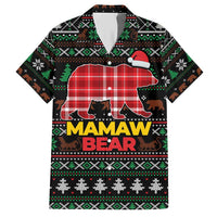 Mamaw Bear Christmas Hawaiian Shirt Xmas Holiday Patterns - Wonder Print Shop