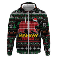 Mamaw Bear Christmas Hoodie Xmas Holiday Patterns - Wonder Print Shop