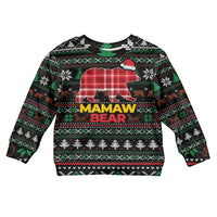 Mamaw Bear Christmas Kid Ugly Christmas Sweater Xmas Holiday Patterns - Wonder Print Shop