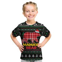 Mamaw Bear Christmas Kid T Shirt Xmas Holiday Patterns - Wonder Print Shop