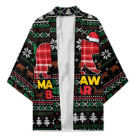 Mamaw Bear Christmas Kimono Xmas Holiday Patterns - Wonder Print Shop