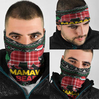 Mamaw Bear Christmas Neck Gaiter Xmas Holiday Patterns - Wonder Print Shop