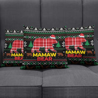 Mamaw Bear Christmas Pillow Cover Xmas Holiday Patterns - Wonder Print Shop