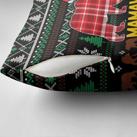 Mamaw Bear Christmas Pillow Cover Xmas Holiday Patterns - Wonder Print Shop