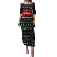 Mamaw Bear Christmas Puletasi Xmas Holiday Patterns - Wonder Print Shop