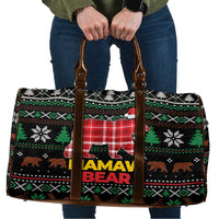 Mamaw Bear Christmas Travel Bag Xmas Holiday Patterns - Wonder Print Shop