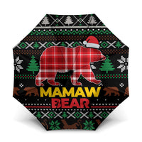 Mamaw Bear Christmas Umbrella Xmas Holiday Patterns - Wonder Print Shop