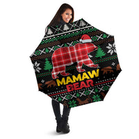 Mamaw Bear Christmas Umbrella Xmas Holiday Patterns - Wonder Print Shop
