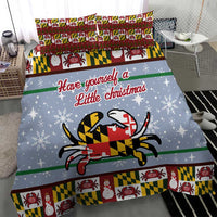 Maryland Symbols Christmas Bedding Set Xmas Holiday Patterns - Wonder Print Shop