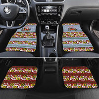 Maryland Symbols Christmas Car Mats Xmas Holiday Patterns - Wonder Print Shop
