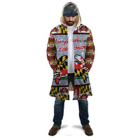 Maryland Symbols Christmas Cloak Xmas Holiday Patterns - Wonder Print Shop