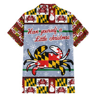 Maryland Symbols Christmas Family Matching Long Sleeve Bodycon Dress and Hawaiian Shirt Xmas Holiday Patterns - Wonder Print Shop