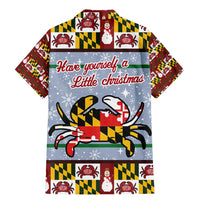 Maryland Symbols Christmas Family Matching Mermaid Dress and Hawaiian Shirt Xmas Holiday Patterns - Wonder Print Shop