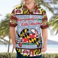 Maryland Symbols Christmas Hawaiian Shirt Xmas Holiday Patterns - Wonder Print Shop