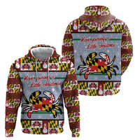 Maryland Symbols Christmas Hoodie Xmas Holiday Patterns - Wonder Print Shop
