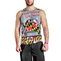 Maryland Symbols Christmas Men Tank Top Xmas Holiday Patterns - Wonder Print Shop