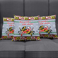 Maryland Symbols Christmas Pillow Cover Xmas Holiday Patterns - Wonder Print Shop