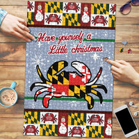 Maryland Symbols Christmas Puzzle Xmas Holiday Patterns - Wonder Print Shop