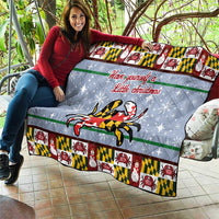 Maryland Symbols Christmas Quilt Xmas Holiday Patterns - Wonder Print Shop