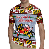 Maryland Symbols Christmas Rugby Jersey Xmas Holiday Patterns - Wonder Print Shop