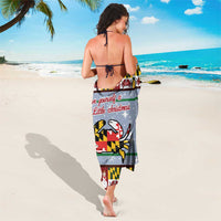 Maryland Symbols Christmas Sarong Xmas Holiday Patterns - Wonder Print Shop
