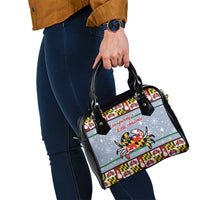 Maryland Symbols Christmas Shoulder Handbag Xmas Holiday Patterns - Wonder Print Shop