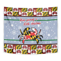 Maryland Symbols Christmas Tapestry Xmas Holiday Patterns - Wonder Print Shop