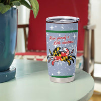 Maryland Symbols Christmas Tumbler Cup Xmas Holiday Patterns - Wonder Print Shop