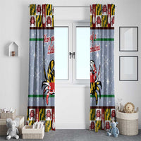 Maryland Symbols Christmas Window Curtain Xmas Holiday Patterns - Wonder Print Shop