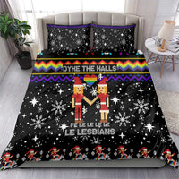 LGBT Lesbians Christmas Bedding Set Xmas Holiday Patterns - Wonder Print Shop