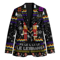 LGBT Lesbians Christmas Blazer Xmas Holiday Patterns - Wonder Print Shop