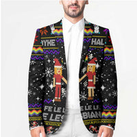 LGBT Lesbians Christmas Blazer Xmas Holiday Patterns - Wonder Print Shop