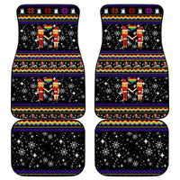 LGBT Lesbians Christmas Car Mats Xmas Holiday Patterns - Wonder Print Shop