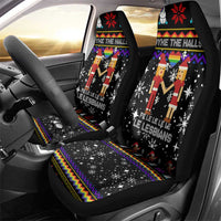 LGBT Lesbians Christmas Car Seat Cover Xmas Holiday Patterns - Wonder Print Shop