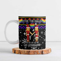 LGBT Lesbians Christmas Ceramic Mug Xmas Holiday Patterns - Wonder Print Shop