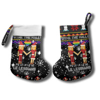 LGBT Lesbians Christmas Stocking Xmas Holiday Patterns - Wonder Print Shop