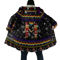 LGBT Lesbians Christmas Cloak Xmas Holiday Patterns - Wonder Print Shop