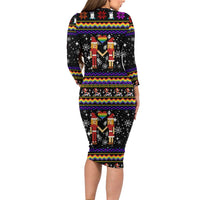 LGBT Lesbians Christmas Family Matching Long Sleeve Bodycon Dress and Hawaiian Shirt Xmas Holiday Patterns - Wonder Print Shop