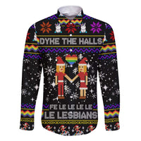 LGBT Lesbians Christmas Family Matching Short Sleeve Bodycon Dress and Hawaiian Shirt Xmas Holiday Patterns - Wonder Print Shop