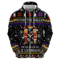 LGBT Lesbians Christmas Hoodie Xmas Holiday Patterns - Wonder Print Shop