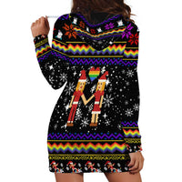 LGBT Lesbians Christmas Hoodie Dress Xmas Holiday Patterns - Wonder Print Shop