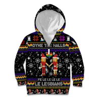 LGBT Lesbians Christmas Kid Hoodie Xmas Holiday Patterns - Wonder Print Shop