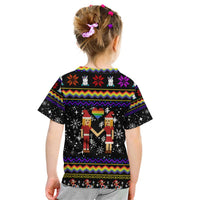 LGBT Lesbians Christmas Kid T Shirt Xmas Holiday Patterns - Wonder Print Shop
